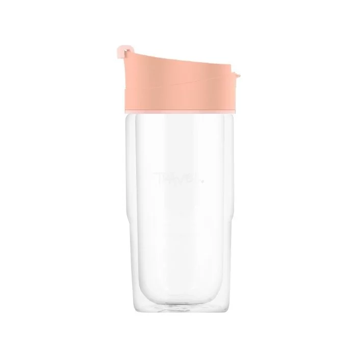 Sigg Kubek termiczny szklany szczelny SIGG Nova Mug Pink 370 ml (jasnoróżowy) 8834.30