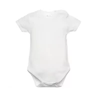 Body dla niemowląt - Body krótki rękaw unisex, biały/Olimpias - miniaturka - grafika 1