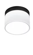 Oprawy, klosze i abażury - Candellux Oprawa natynkowa TUBA IP20 śr. 8.8 cm biało-czarna LED - miniaturka - grafika 1