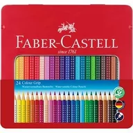 Przybory szkolne - Faber-Castell Kredki akwarelowe 24 kolory Grip 2001 - miniaturka - grafika 1
