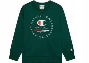 Bluza dziecięca bez kaptura CHAMPION zielona, rozmiar XXL - Bluzy dla dziewczynek - miniaturka - grafika 1