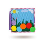 Zabawki sensoryczne - Książeczka Sensoryczna Duża, Quiet Book, Montessori - Gąsienica/ Jolly Designs - miniaturka - grafika 1