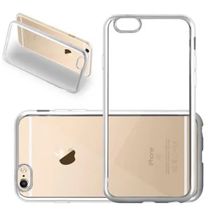Etui Cadorabo do Apple iPhone 6 / 6S w kolorze srebrnym ochronne etui na telefon komórkowy silikonowe etui z TPU - Etui i futerały do telefonów - miniaturka - grafika 1