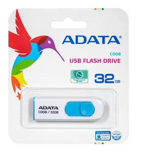 ADATA Flashdrive C008 32GB (AC008-32G-RWE) - Pendrive - miniaturka - grafika 1