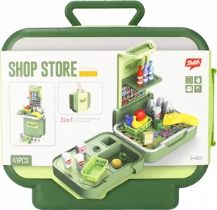 Supermarket 3W1 w walizce  z akcesoriami MEGA CREATIVE 498875 - Zabawy w naśladowanie dorosłych - miniaturka - grafika 1