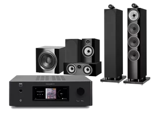 Kino domowe NAD T 778 (czarny) + 702 S3 + 706 S3 + HTM72 S3 + DB4S (czarny) - Kino domowe - miniaturka - grafika 1