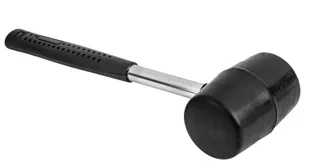Młotek gumowy bezodrzutowy 350gr metalowa rączka FALON-TECH - Młotki - miniaturka - grafika 1