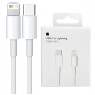 Ładowarki do telefonów - ORYGINALNY KABEL APPLE IPHONE USB-C LIGHTNING 2M - miniaturka - grafika 1