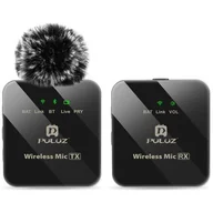 Mikrofony komputerowe - System bezprzewodowy PULUZ PU3153B 1 TX + 1 RX PU3153B - miniaturka - grafika 1