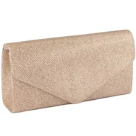 Torebki damskie - TOREBKA wizytowa KOPERTÓWKA ELEGANCKA mała WIECZOROWA - miniaturka - grafika 1