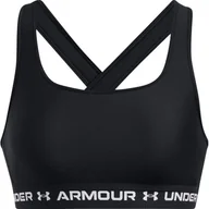 Biustonosze - Biustonosz sportowy damski Crossback Mid Bra Under Armour - miniaturka - grafika 1