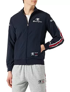 Champion Męska bluza nylonowa Legacy Division 1 Cinckle, na zamek błyskawiczny, granatowa, XL - Bluzy męskie - miniaturka - grafika 1