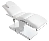 Stoły i łóżka do masażu - Fotel kosmetyczny elektryczny łóżko do salonu kosmetycznego pedicure leżanka rehabilitacyjna regulacja 3 siłowniki Max - miniaturka - grafika 1