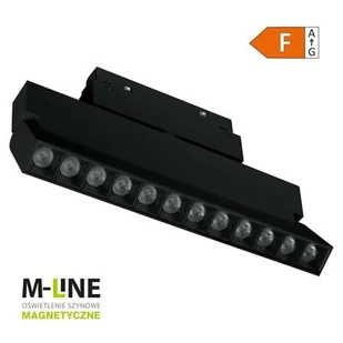 Reflektor szynowy DPM M-Line MTL-SPRL-12W-B Czarny - Lampy pozostałe - miniaturka - grafika 1