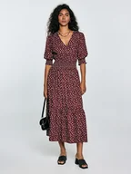 Sukienki - BIG STAR Sukienka "Sheri" w kolorze bordowym - miniaturka - grafika 1