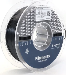 Gembird GEMBIRD Filament PETG High Speed czarny 1 75 mm 1 kg - Filamenty i akcesoria do drukarek 3D - miniaturka - grafika 1