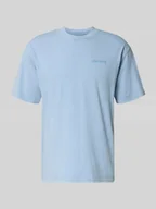 Koszulki męskie - T-shirt z okrągłym dekoltem i wyhaftowanym logo - miniaturka - grafika 1