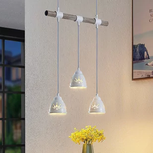 Lindby Pimana lampa wisząca, 3-punktowa - Lampy sufitowe - miniaturka - grafika 1