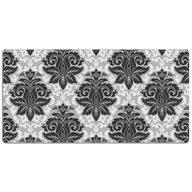 Podkładki na biurko - Duża mata na biurko Szary motyw vintage 120x60 cm - miniaturka - grafika 1