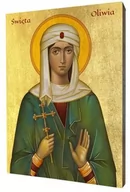 Ikony i obrazy sakralne - Ikona święta Oliwia - miniaturka - grafika 1