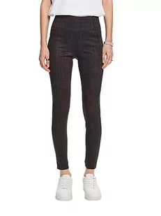 ESPRIT Obcisłe legginsy ze wzorem, czarny, 44 - Legginsy - miniaturka - grafika 1