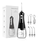 Irygatory do zębów - EXTRALINK BEAUTY SMARTLIFE INTELLIGENT WATER FLOSSER L10 BLACK - miniaturka - grafika 1