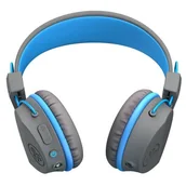 Słuchawki - JLAB JBuddies Studio Kids szaro-niebieskie - miniaturka - grafika 1