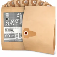 Worki do odkurzaczy - 20x Worek do Odkurzacza Einhell Inox 1400/145 Papierowy 2-Warstwy Worki 2A - miniaturka - grafika 1