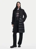 Kurtki damskie - Desigual Kurtka zimowa Estocolmo 24WWEW92 Czarny Regular Fit - miniaturka - grafika 1