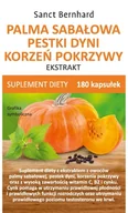 Suplementy diety - Kräuterhaus Sanct Bernhard Palma sabałowa, pestki dyni, korzeń pokrzywy - ekstrakt suplement diety 180 kaps. - suplement - miniaturka - grafika 1