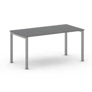 B2B Partner Stół Square 1600 x 800 x 750 mm, antracyt - Stoły i stoliki do biura - miniaturka - grafika 1