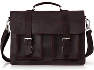 Torby męskie - Solome, Listonoszka, Lago, Brązowa - miniaturka - grafika 1
