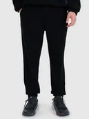 Spodnie męskie - 4F Spodnie dresowe joggery męskie 4FRSS25TTROM1476-20S Czarny Roz. XL - miniaturka - grafika 1