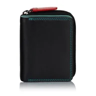 Portfele - Kolorowy portfelik skórzany Visconti RB-53 RFID - czarny - miniaturka - grafika 1