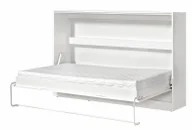 Łóżka - Półkotapczan rozkładany biały + czarny 120x200 F9-P65 - miniaturka - grafika 1