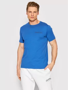 Koszulki męskie - Geox T-Shirt M2510J T2870 F4454 Granatowy Regular Fit - grafika 1