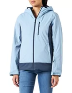 Kurtki damskie - 4F Damska kurtka SKI KUDN002 Dżinsy, Light Blue, M damska, Lekki niebieski, M - miniaturka - grafika 1