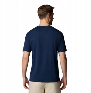 Columbia Path Lake II Graphic Tee 1934814468 Granatowe XL - Koszulki męskie - miniaturka - grafika 1