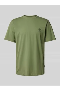 T-shirt z prążkowanym, okrągłym dekoltem model JENS - Blend - Koszulki męskie - miniaturka - grafika 1