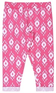 Różowe getry/legginsy dziewczęce - Spodnie i spodenki dla dziewczynek - miniaturka - grafika 1