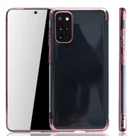 Etui i futerały do telefonów - Etui na telefon komórkowy Samsung Galaxy S20 Plus Rose Pink - Clear - TPU Silicone Case Backcover w przezroczystym kolorze Rose Pink - miniaturka - grafika 1