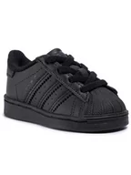 Buty dla dziewczynek - Adidas Buty Superstar El I FU7716 Czarny - miniaturka - grafika 1