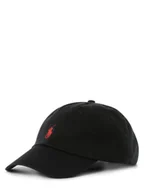 Czapki i chusty sportowe męskie - Polo Ralph Lauren Męska czapka z daszkiem Mężczyźni Bawełna czarny jednolity, ONE SIZE - miniaturka - grafika 1