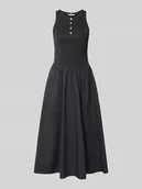 Sukienki - Sukienka casualowa o linii a z czystej bawełny - miniaturka - grafika 1