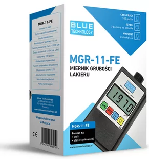 Miernik lakieru czujnik tester MGR-11-FE - Mierniki grubości lakieru - miniaturka - grafika 1