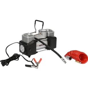 Yato KOMPRESOR SAMOCHODOWY Z LAMPĄ LED 250W YT-73462 - Sprężarki i kompresory - miniaturka - grafika 1