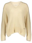 Swetry damskie - Pepe Jeans Sweter w kolorze beżowym - miniaturka - grafika 1