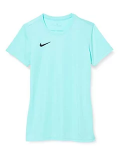 Koszulki i topy damskie - NIKE Nike W Nk Dry Park Vii Jsy Ss T-shirt damski niebieski Hyper Turq/Black S BV6728 - grafika 1