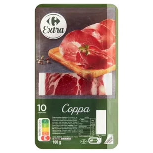 Carrefour Extra Karkówka Coppa w plastrach 100 g - Kiełbasa i wędliny - miniaturka - grafika 1