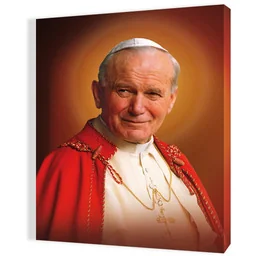 Obraz religijny na płótnie Święty Jan Paweł II - Ikony i obrazy sakralne - miniaturka - grafika 1